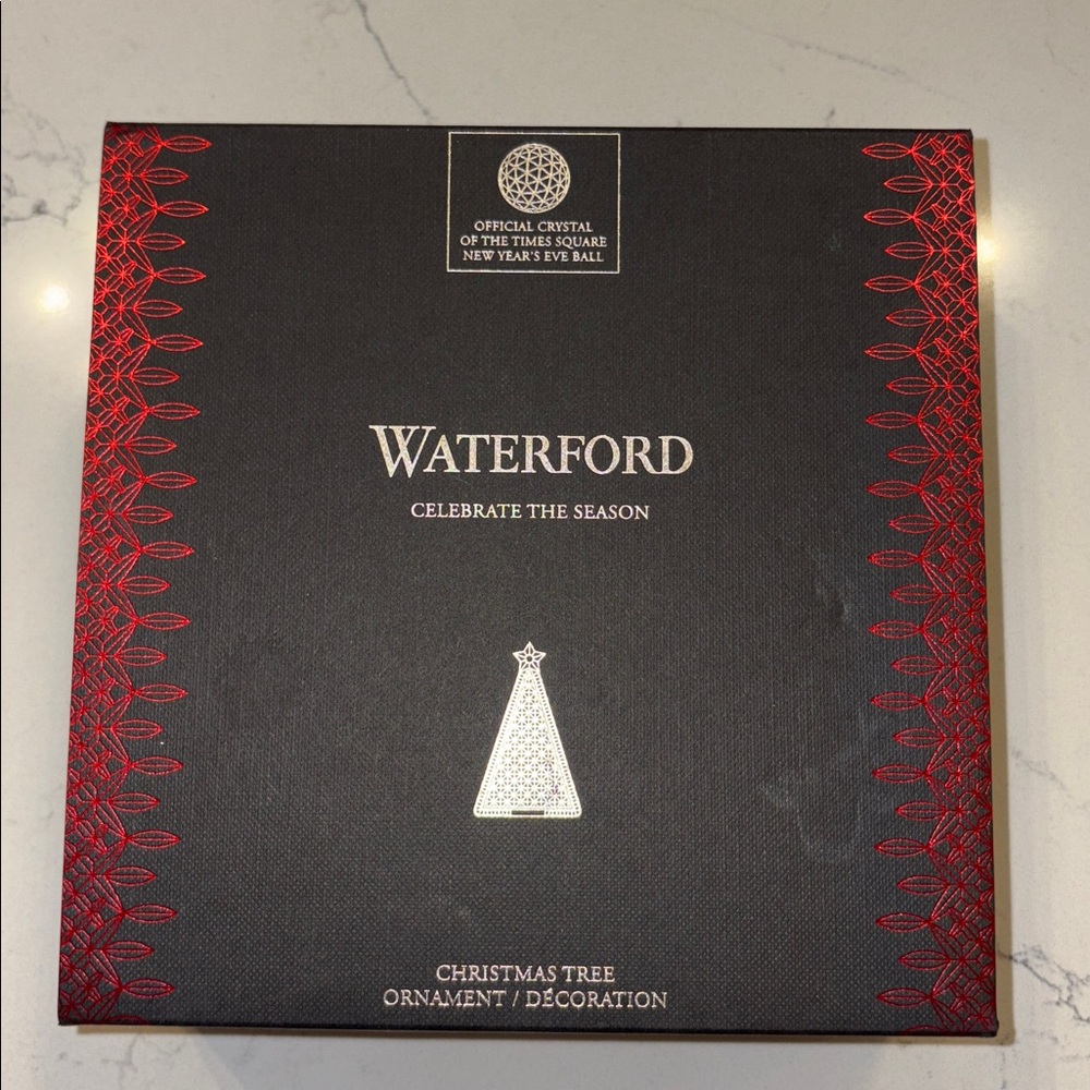 Waterford Crystal 2019 Christmas Tree Ornament Celebrate the Season with Box NWT